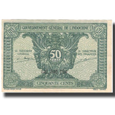 Billet, FRENCH INDO-CHINA, 50 Cents, Undated (1942), KM:91a, SPL