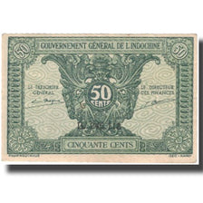 Billete, 50 Cents, Undated (1942), INDOCHINA FRANCESA, KM:91a, MBC+