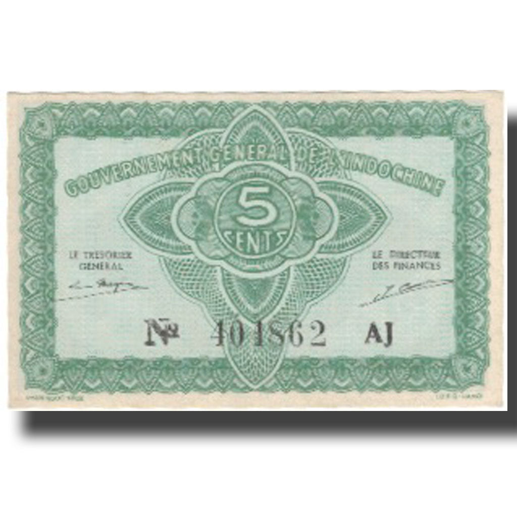 Geldschein, FRENCH INDO-CHINA, 5 Cents, Undated (1942), KM:88a, UNZ-