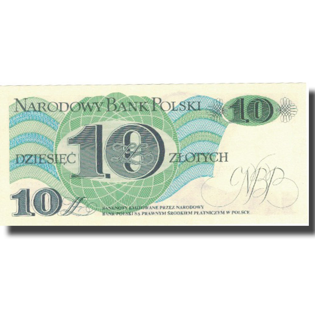 Banknote, Poland, 10 Zlotych, 1982, 1982-06-01, KM:148a, UNC(65-70)