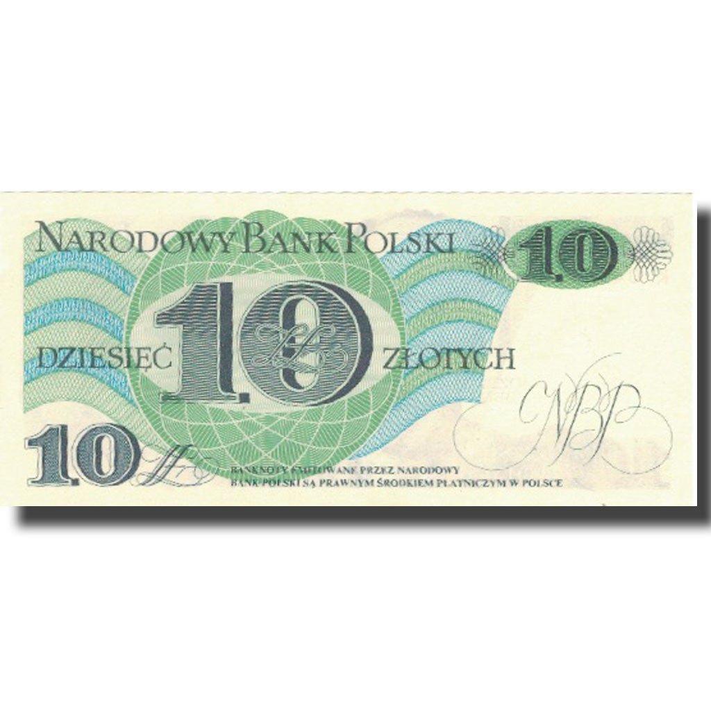 Banknote, Poland, 10 Zlotych, 1982, 1982-06-01, KM:148a, UNC(65-70)