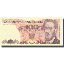 Geldschein, Polen, 100 Zlotych, 1986, 1986-06-01, KM:143e, UNZ