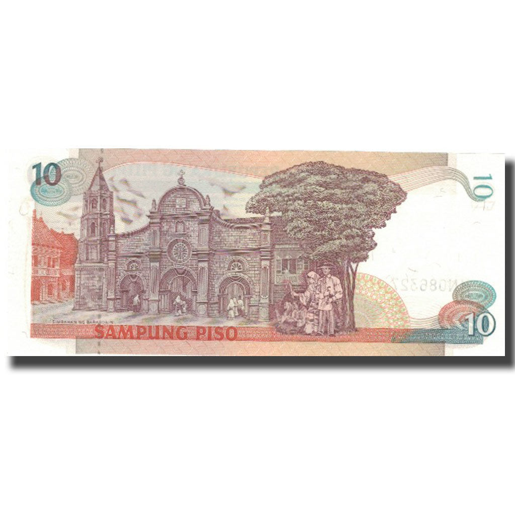 Banconote, Filippine, 10 Piso, Undated (1985-94), KM:169b, FDS