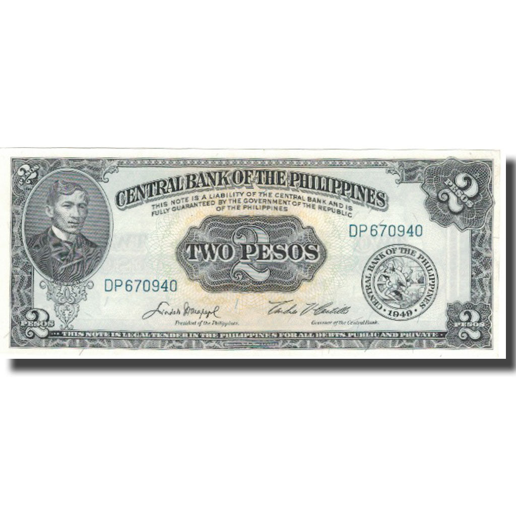 Banknote, Philippines, 2 Pesos, KM:134d, UNC(65-70)