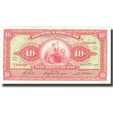 Banknote, Peru, 10 Soles De Oro, 1965, 1965-02-26, KM:88, UNC(65-70)