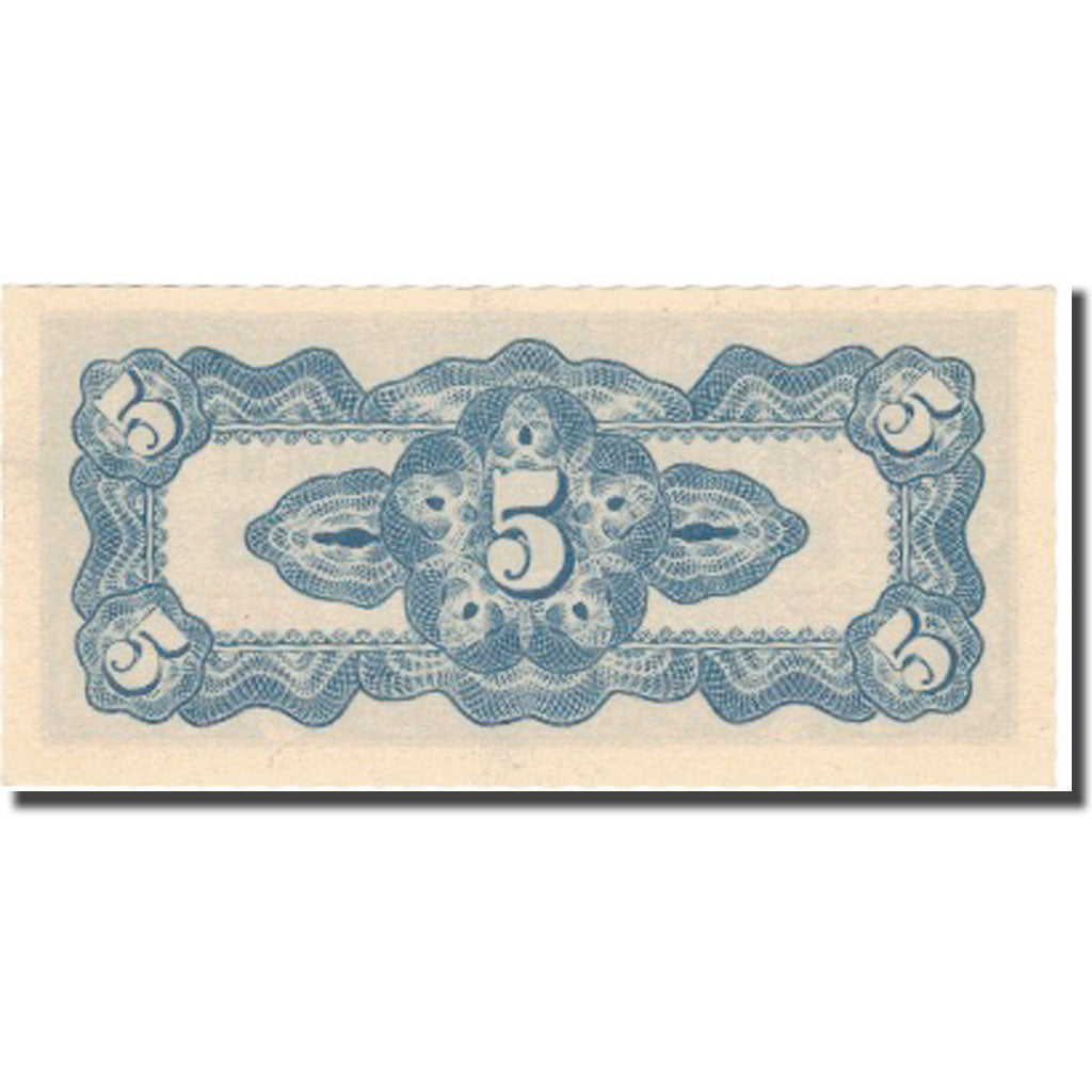 Biljet, Fillipijnen, 5 Centavos, Undated (1942), KM:103a, SPL