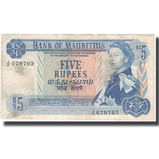 Banconote, Mauritius, 5 Rupees, KM:30b, MB