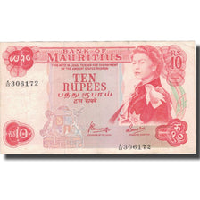 Geldschein, Mauritius, 10 Rupees, KM:31c, SS