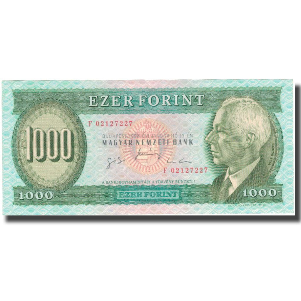 Banknote, Hungary, 1000 Forint, 1996, 1996-01-15, KM:176c, UNC(63)