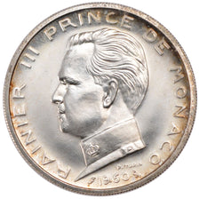 MONACO, 5 Francs, 1960, KM #E41, MS(65-70), Silver, Gadoury #152, 12.00