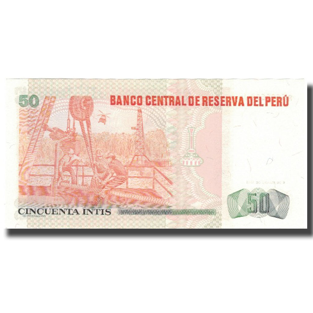 Banknote, Peru, 50 Intis, 1986, 1986-03-06, KM:131a, UNC(65-70)