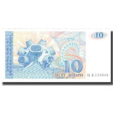Banknote, Macedonia, 10 Denari, 1993, 1993, KM:9a, UNC(65-70)