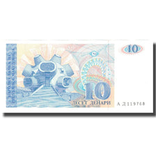 Banknote, Macedonia, 10 Denari, 1993, 1993, KM:9a, UNC(65-70)