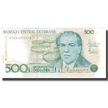 Banknote, Brazil, 500 Cruzados, 1990, UNdated (1990), KM:212c, UNC(65-70)