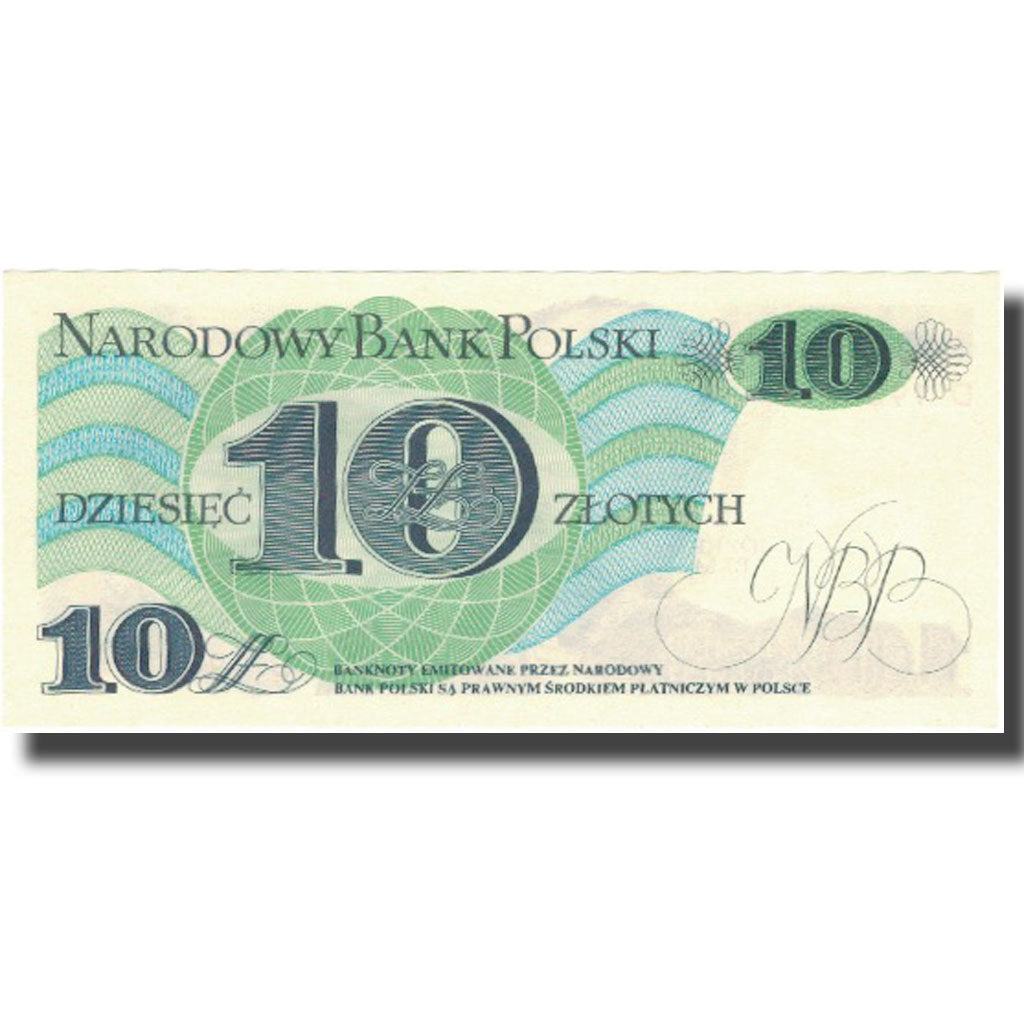 Banknote, Poland, 10 Zlotych, 1982, 1982-06-01, KM:148a, UNC(65-70)