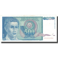 Banknote, Yugoslavia, 500 Dinara, 1990, 1990-03-01, KM:106, AU(50-53)