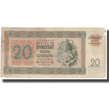 Banknote, Slovakia, 20 Korun, 1942, 1942-09-11, KM:7a, EF(40-45)