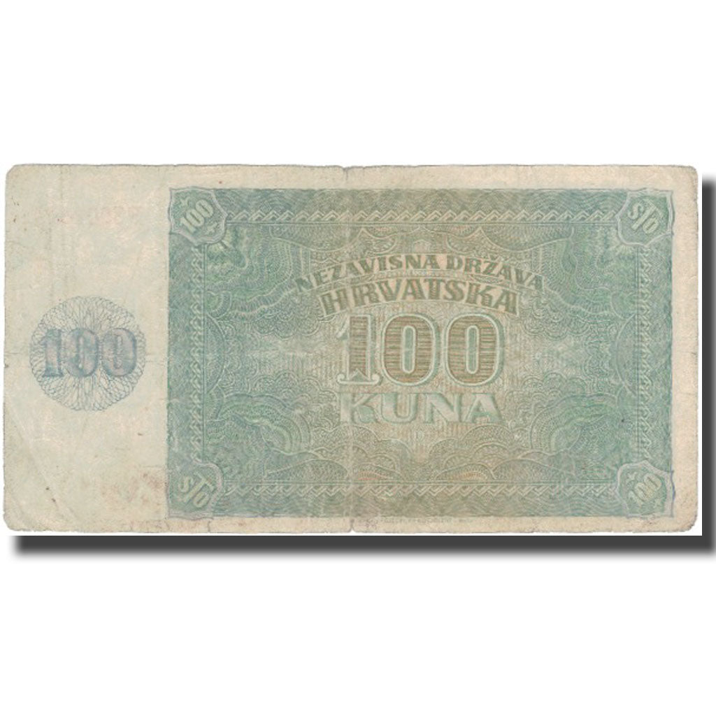 Banknote, Croatia, 100 Kuna, 1941, 1941-05-26, KM:2a, VF(20-25)