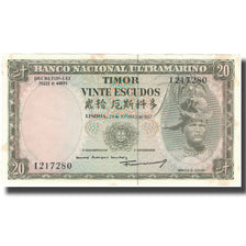 Banknote, Timor, 20 Escudos, 1967, 1967-10-24, KM:26a, UNC(63)
