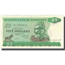Banconote, Zimbabwe, 5 Dollars, 1983, 1983, KM:2c, BB+