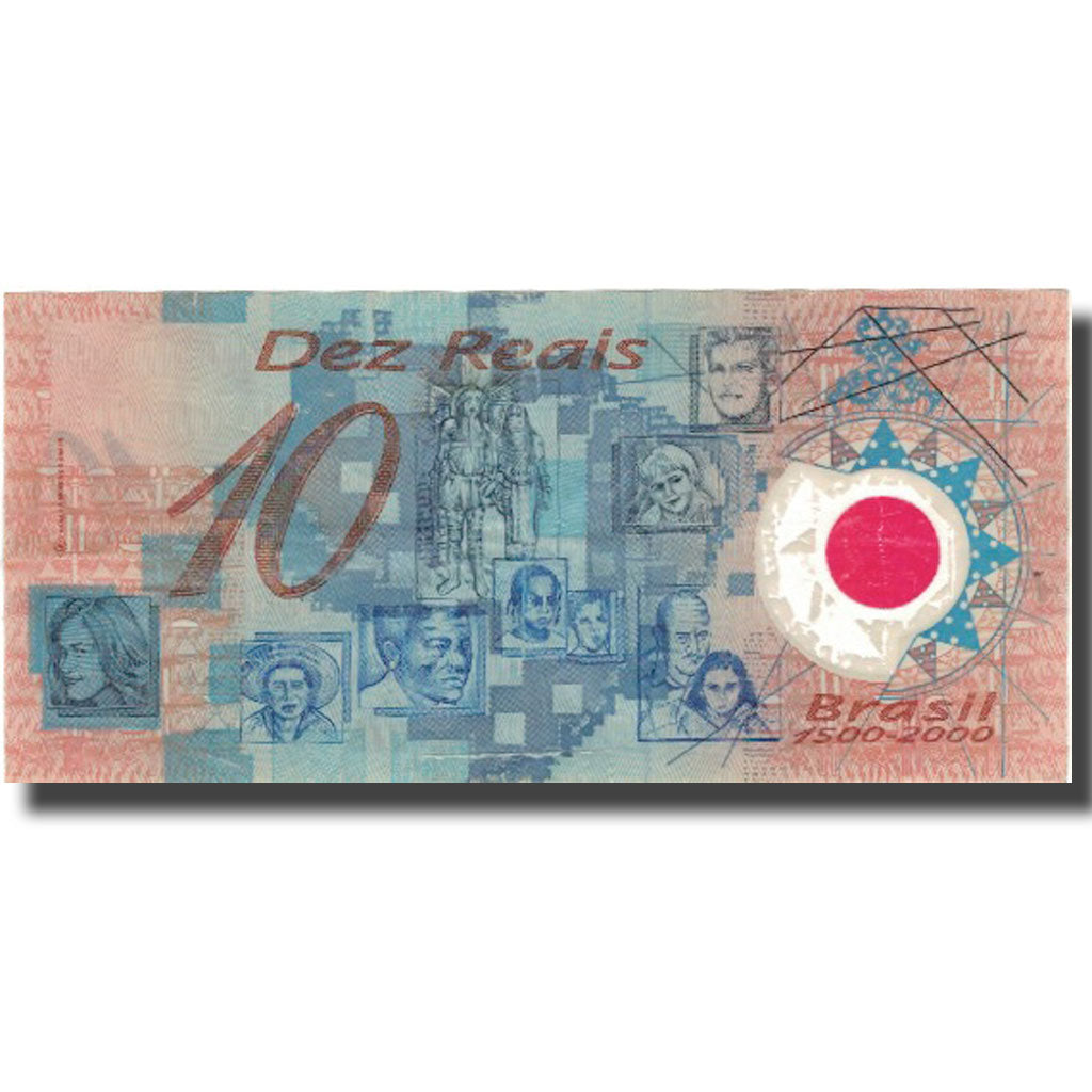 Banknote, Brazil, 10 Reais, Undated (2000), KM:248a, EF(40-45)