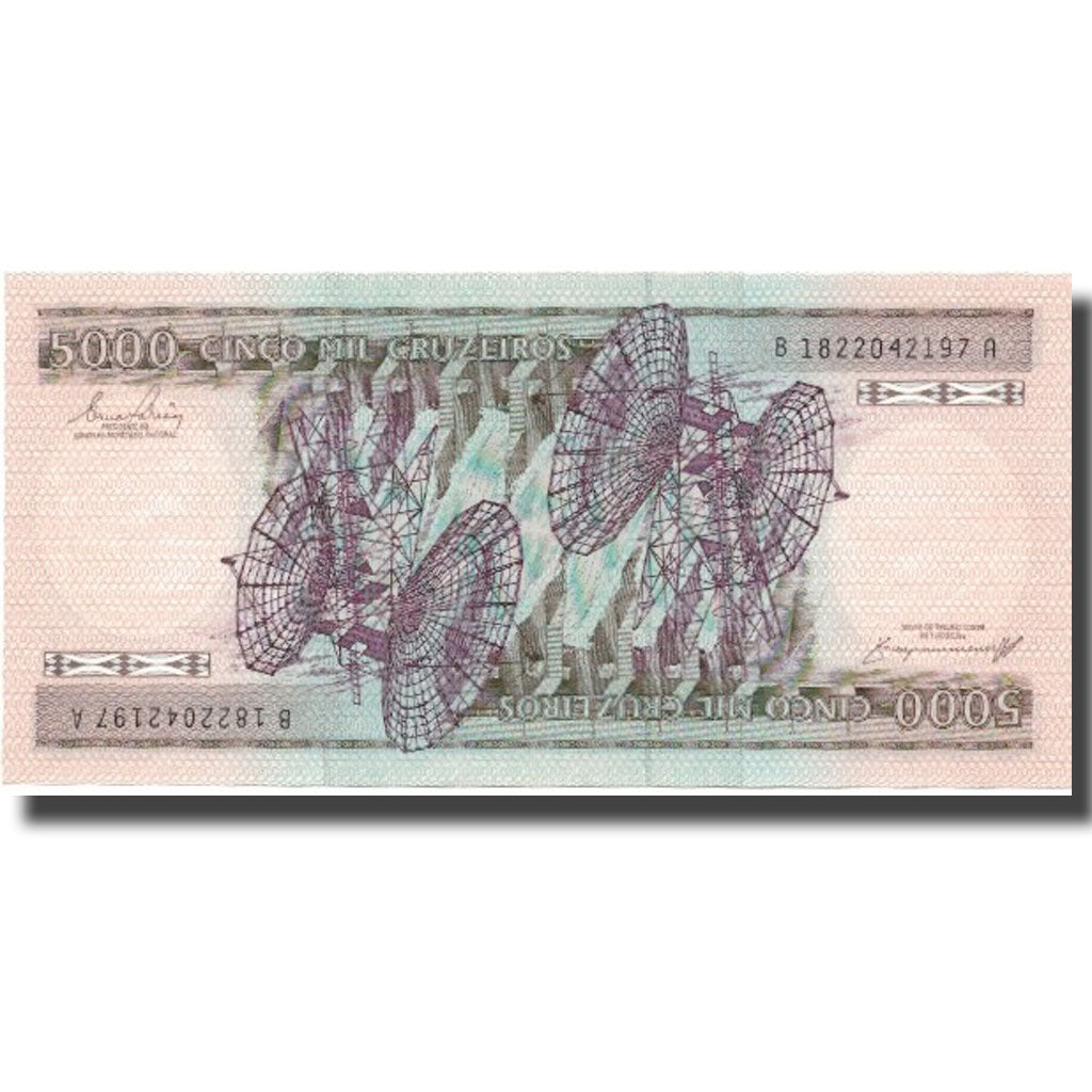 Nota, Brasil, 5000 Cruzeiros, Undated (1981-85), KM:202c, UNC(64)