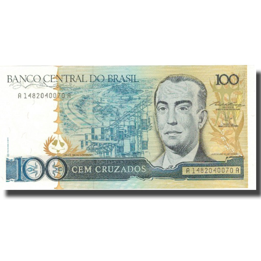 Banconote, Brasile, 100 Cruzados, Undated (1986-88), KM:211b, SPL+