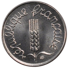 FRANCE, Épi, Centime, 1976, Paris, KM #928, MS(65-70), Stainless Steel, 15, ...