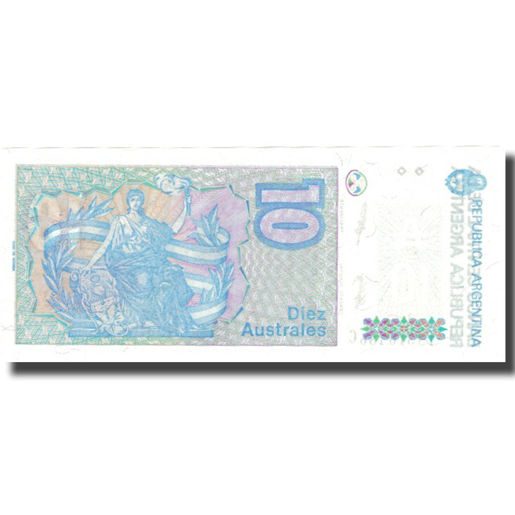 Billet, Argentine, 10 Australes, Undated (1986-89), KM:325b, NEUF