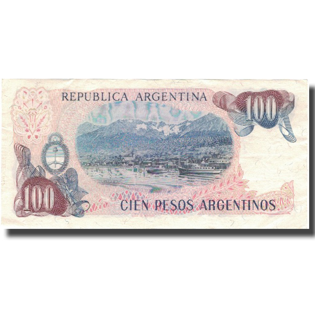 Billet, Argentine, 100 Pesos Argentinos, Undated (1983-85), KM:315a, TTB