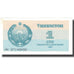Banconote, Uzbekistan, 1 Sum, 1992, 1992, KM:61a, SPL