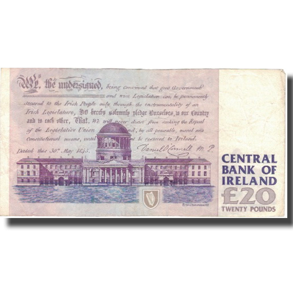 Banknote, Ireland - Republic, 20 Pounds, 1993, 1993-06-04, KM:77a, EF(40-45)