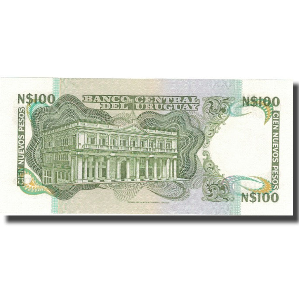 Banknote, Uruguay, 100 Nuevos Pesos, UNDATED (1978-86), KM:62a, UNC(65-70)