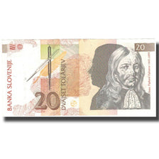 Banknote, Slovenia, 20 Tolarjev, 1992, 1992-01-15, KM:12a, UNC(60-62)