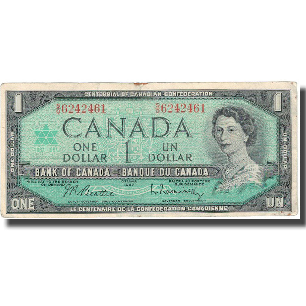 Billet, Canada, 1 Dollar, 1967, 1967, KM:84b, TB+