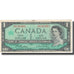Biljet, Canada, 1 Dollar, 1967, 1967, KM:84b, TB+