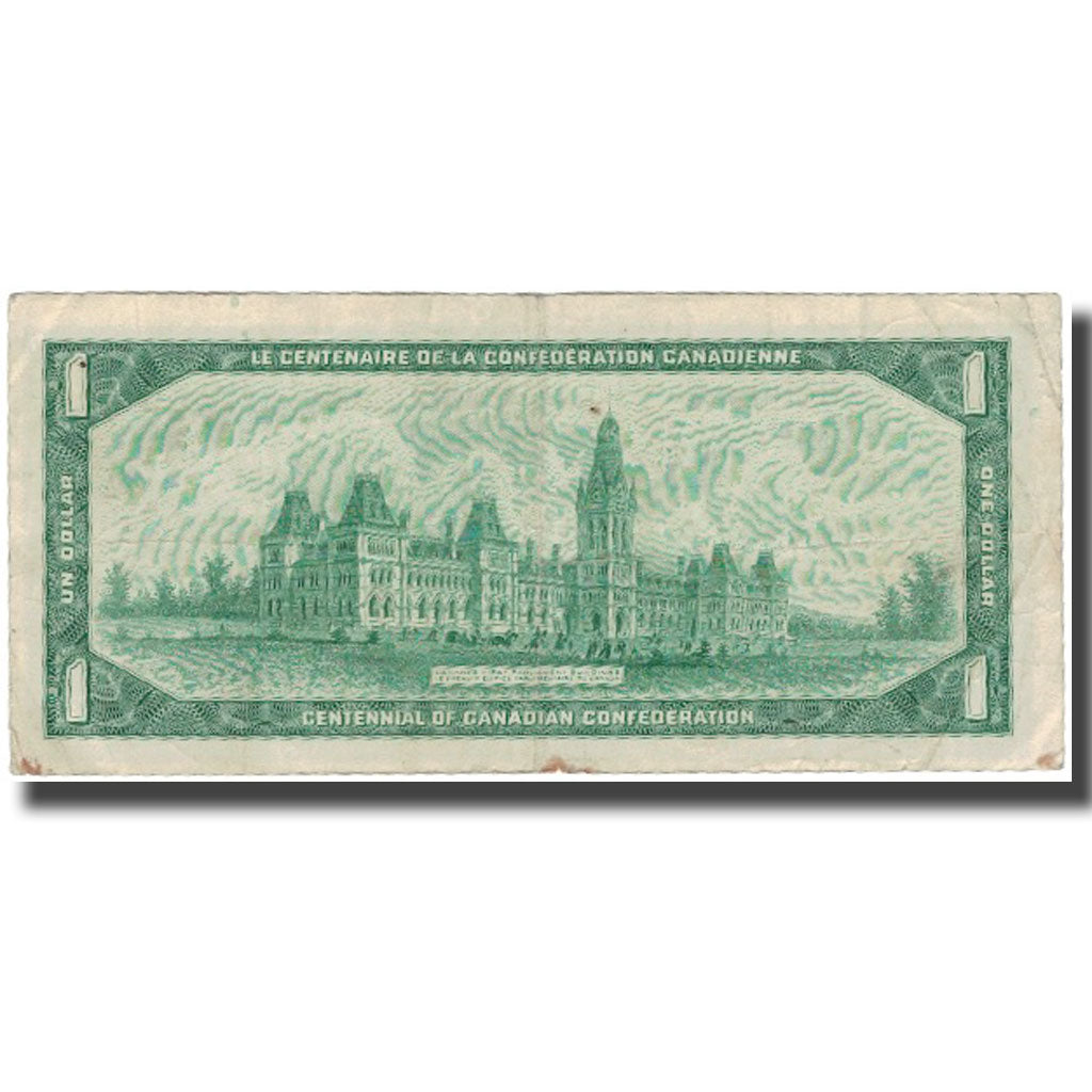 Billet, Canada, 1 Dollar, 1967, 1967, KM:84b, TTB