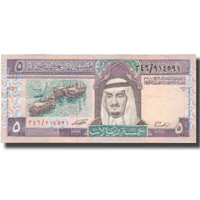 Banknote, Saudi Arabia, 5 Riyals, 1983, 1983, KM:22b, AU(50-53)