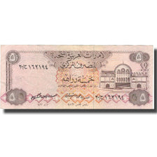 Banknote, United Arab Emirates, 5 Dirhams, Undated (1982), KM:7a, EF(40-45)