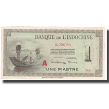 Billet, FRENCH INDO-CHINA, 1 Piastre, undated (1945), KM:76b, TTB+