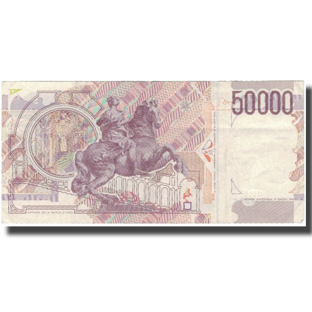 Banknote, Italy, 50,000 Lire, 1992, 1992-05-27, KM:116b, EF(40-45)