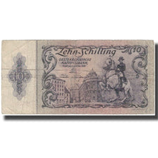Banknote, Austria, 10 Schilling, 1950, 1950-01-02, KM:127, VF(20-25)