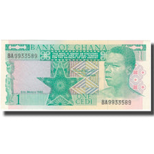 Banconote, Ghana, 1 Cedi, 1982, 1982-03-06, KM:17b, SPL+