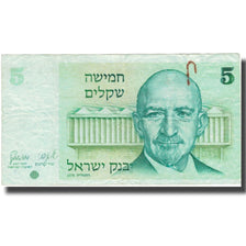 Geldschein, Israel, 5 Sheqalim, KM:44, SS