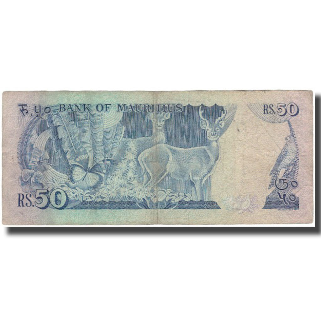 Geldschein, Mauritius, 50 Rupees, KM:37b, SS