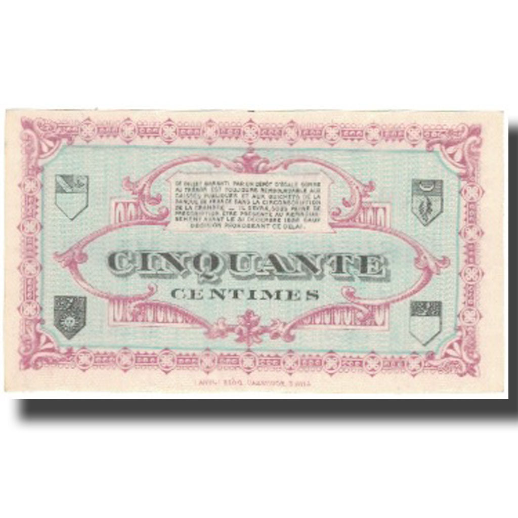 França, Lons-le-Saunier, 50 Centimes, UNC(60-62)
