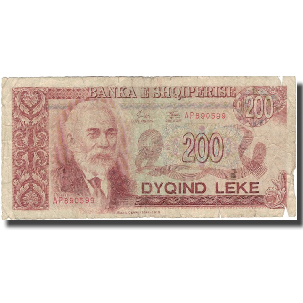 Banknote, Albania, 200 Lekë, 1992, 1992, KM:59a, VG(8-10)