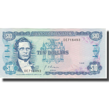 Banknote, Jamaica, 10 Dollars, 1991, 1991-05-01, KM:71d, UNC(65-70)