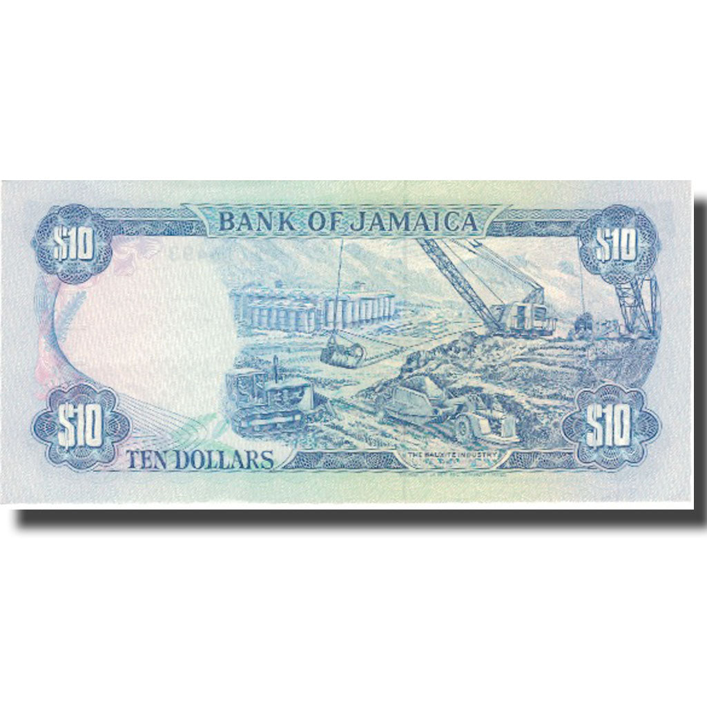 Banknote, Jamaica, 10 Dollars, 1991, 1991-05-01, KM:71d, UNC(65-70)
