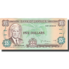 Banknote, Jamaica, 5 Dollars, 1991, 1991-07-01, KM:70d, UNC(65-70)